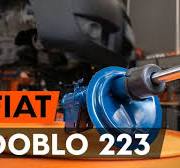 How to change a front shock strut on FIAT DOBLO 1 (223) [TUTORIAL AUTODOC]