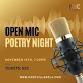 Open Mic Poetry Night