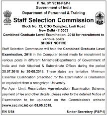 The last date for registration of online applications is 31st january 2021. 4000 Ssc Cgl 2021 Vacancy Notification Application Form Eligibility