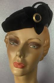 Ladies vintage hat flower