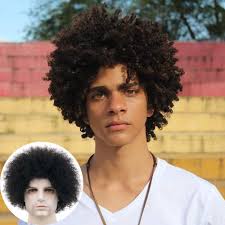 A lot of the features of these 10 african american wigs will be very similar. Amazon Com Becus Afro Wig Short Kinky Curly 100 Human Hair Wigs For Black Men None Lace Wig 8 Inches Natural Spiral Black 1b Beauty
