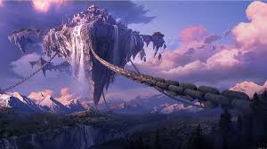 Chains Landscape Tera Online Digital Art Anime Waterfall Fantasy Art Forest Mountain Floating Island Wallpapers Hd Desktop And Mobile Backgrounds The hardest part is deciding the shape and there are so many types of cliff. chains landscape tera online digital