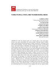 Internet of things, flood monitoring system, mqtt, sensor 1. Contoh Jurnal Inggris Young People Ethics And The New Digital Media Identity Social Science New Media