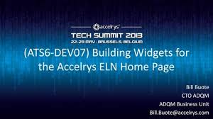ATS6-APP06) Accelrys LIMS and Accelrys ELN integration