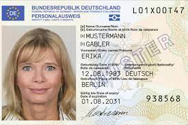 Declension personalausweis is a masculine noun. R3l Hdonl 8tnm