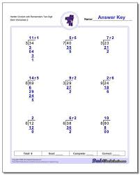 Free And Ready To Print Long Division Worksheets With Remainders And Detailed Answers No E Division Worksheets Division With Remainders Worksheet Remainders