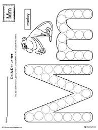 Letter M Do A Dot Worksheet Dot Worksheets Do A Dot Letter M Worksheets