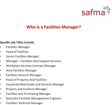With our guide, your resume for a property manager job will stands out from the read sally's job description carefully. What Is Facilities Management Pdf Free Download