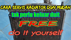 Cara bersihkan air radiator kereta. Cara Diy Servis Radiator Tersumbat Dengan Mudah Youtube