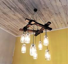 Check spelling or type a new query. Home Living Lighting Custom Pendant Light Chandelier With Reclaimed Wood Canopy Just Add Light Bulbs