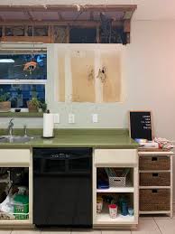 orc budget kitchen makeover: removing