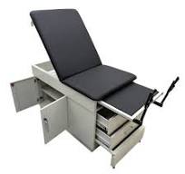 Mesa de exame médico com espaço de armazenamento - Móveis hospitalares  GRACE MEDY