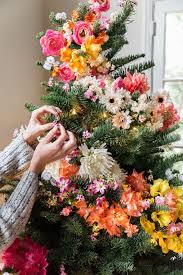Floral Christmas Trees Are The Hottest Thing In Holiday Decor Floral Christmas Tree Christmas Floral Christmas Tree Decorations