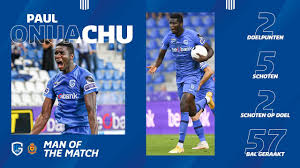 Belgian champions genk said tuesday they had sacked coach felice mazzu after slipping to ninth place in the table following a disappointing start to the. Man Of The Match Paul Onuachu Krc Genk Kv Mechelen Youtube