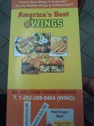 America S Best Wings 1540 Benning Rd Ne In Washington Restaurant Menu And Reviews