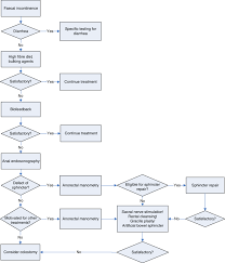 flow chart of evaluation of patients with faecal