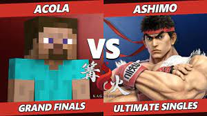 Kagaribi 7 GRAND FINALS - Acola (Steve) Vs. Ashimo (Ryu) SSBU Ultimate  Tournament - YouTube