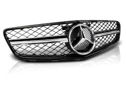 Grille Calandre Mercedes Classe C W204 Noir Chrome Look C63