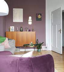 Und heute, das kann ein 1st impression Skandinavisch Wohnzimmer Lila Violett Sideboard