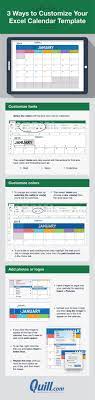How To Make A Calendar In Excel Infographic Excel Calendar Template Make A Calendar Excel Calendar