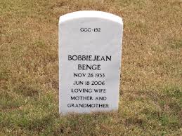 Mrs Bobbie Jean Barton Benge (1933-2006)