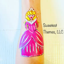 Princess Aurora Sleeping Beauty Face Arm Painting Princess Face Painting Beauty Face Arm Painting
