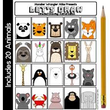 Let S Draw Directed Drawing Animals By Thebookwrangler Tpt