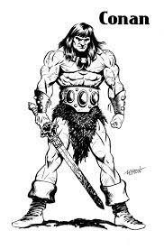 Versão colorida de commission mostrada anteriormente.colored version of a commission conan the barbarian(1983) poster for a uni assignment this took ages.trial and error haha i watched this movie like 10 times, i hope i. Conan The Barbarian Drawings Coloring Pages Jos For Kids Conan The Barbarian Drawing Color Barbarian