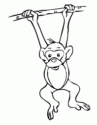 Take your child to the zoo and ask her which ones she. Monkey Coloring Pages Monkey Coloring Pages Animal Coloring Pages Hanging Monkey