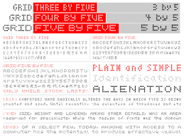5x5 Dot Matrix Font Google Search Font Graphic Text Fonts Dots