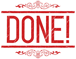 Image result for done