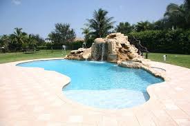 Pool Grotto Waterfall Slide Artificial Spa Waterfall Spa Pool Pool