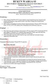 Sehubungan berakhirnya masa jabatan pangkat rt05 rw. Contoh Surat Keputusan Rt Contoh Surat