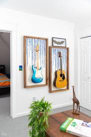 Building your own guitar display cabinet. Diy Guitar Display Frame The Navage Patch