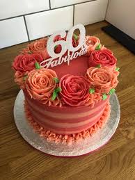 This beautiful elegant giant cupcake is fabulous for all ladies celebration cakes. Pink Ombre Floral 60th Birthday Cake Em S Cake Corner ÙÙŠØ³Ø¨ÙˆÙƒ