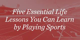 I don't want you to make the mistake of just getting by through school, waiting desperately for summer breaks. 5 Important Life Lessons From Sports Ku Sport Management