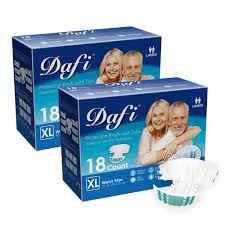 DAFI Adult Diapers Disposable Incontinence Briefs with Tabs, XL36 Ct  Postpartum Leakproof Incontinence Underwear for Women & Men - Walmart.com