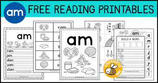 Guided practice exercises that offer practice in identifying reference words and their. Am Word Family Worksheets Kindergarten Mom