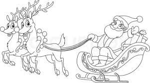 Terry vine / getty images these free santa coloring pages will help keep the kids busy as you shop,. Santa And Reindeer Coloring Pages Part 3