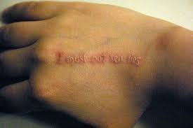 I Must Not Tell Lies Amazing Idea For A Harry Potter Tattoo Harry Potter Tattoos Harry Potter Scar White Ink