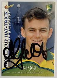 ADAM GILCHRIST SIGNED Mini Cricket Bat Nestle Milo Branded $84.99