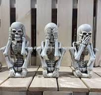 Adornos de calavera de resina de poliéster de buena calidad, artesanía de  resina, escultura realista de esqueleto de calavera, decoración de jardín  ...
