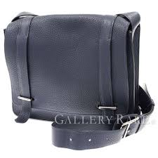 エルメス ショルダーバッグ スティーブカポラル27 ブルーニュイ シルバー金具 トリヨンクレマンス x刻印 hermes バッグ hermes バッグ ショルダーバッグ シルバー