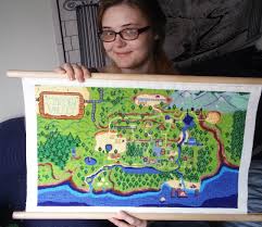 Sirithre is a nerdy cross stitch designer and the author of the stardew valley cross stitch guide and undertale cross stitch book. Finished This Cross Stitch Stardew Valley Map Today Stardewvalley
