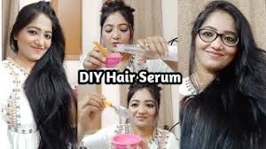 Hair serum nourishes our hair and makes them strong, silky and shiny. Diy Hair Serum Home Made Hair Serum Chish Beauty Youtube