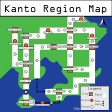 It was then followed by johto, hoenn, sinnoh, unova, kalos, alola, and galar. Pokemon Labeled Kanto Map By Theartfridge Kanto Map Kanto Region Map Pokemon Map