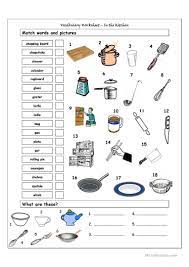 Vocabulary Matching Worksheet In The Kitchen Worksheet Free Esl Printable Worksheets Made Life Skills Lessons Life Skills Classroom Life Skills Activities
