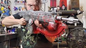The chainsaw bayoneta quick vid i put together using the xbox upload studio app. Download Gears Of War Lancer Chainsaw Gun Von Edgar Monroy