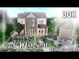 Let S Take A Look At 5 Of The Best Bloxburg House Ideas In Roblox Luxury Modern Cheap Mansion A In 2020 Luxury House Plans Build A House Game Two Story House Design