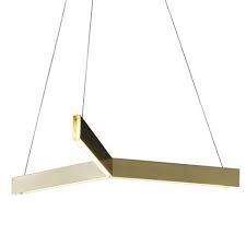 Nz Made Resident Studio Tri Pendant Brass Aluminum Led Dimensions Diam 27 2 X H 2 4 1950 Lis Lighting Design Interior Led Neon Lighting Pendant Lighting